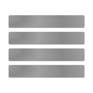 Imagem de Porta Fotos Recados Notas Post It De Metal 30x5cm + 36 Imãs (Cinza)