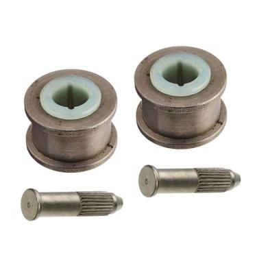 Imagem de Vroelos Kit de reparo de rolo de dobradiça 20058035, bucha de rolo de dobradiça de porta inferior e kit de pino serve para GM Camaro Firebird Chevy Caddy Buick Pontiac Olds L/R Side 20058035 20262500