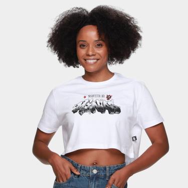 Imagem de Camiseta Cropped Corinthians Feminina-Feminino