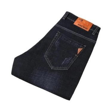 Imagem de Calças Jeans Masculinas Slim Fit Em Denim Stretch Confortáveis E Macia