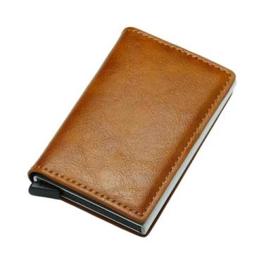 Imagem de Carteira Minimalista Para Cartões De Crédito Em Fibra De Carbono Preta