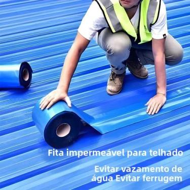 Imagem de Fita Impermeável Para Telhados De Superfícies Metálicas, Telhas De Fer