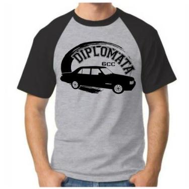 Imagem de Camiseta camisa masculina diplomata 6cc carro Opala opaleiro - Dog's, 