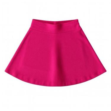 Imagem de Short Saia Cotton Infantil Tendência Escolar Mello Kids, Rosa, 6