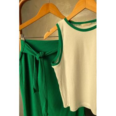 Imagem de Conjunto Tendência Lamour, PP, Verde bandeira