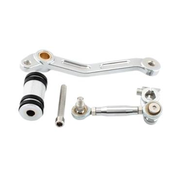 Imagem de oshhni Pedal de freio e alavanca de câmbio de substituição para motocicleta 1200 VMX1200, Prata