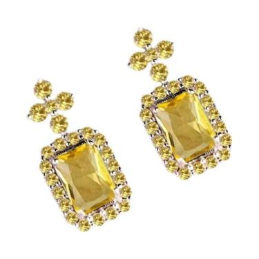 Imagem de Brincos De Gota Em CZ Azul Claro Para Mulheres, Joias De Moda Romântic