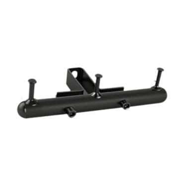 Imagem de Colaxi Gancho de entrega universal para bicicleta elétrica com suporte frontal, feito de metal, com múltiplos ganchos para pendurar e transportar cargas, 3 Ganchos