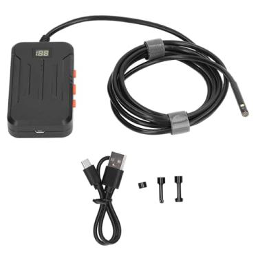 Imagem de Endoscópio industrial, câmera dupla 1080P, endoscópio wi-fi de alta definição, à prova d'água, resistente à corrosão, material ABS para limpeza de dutos, indústria de construção (5,5 mm)