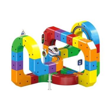 Imagem de Blocos De Construção Magnéticos Para Crianças, Brinquedo Educativo DIY