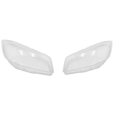 Imagem de Compatível com kia sorento 2015 2016 2017 2018 gadgets do carro sombra farol dianteiro do carro lente capa luzes escudo(2pcs Left and Right)