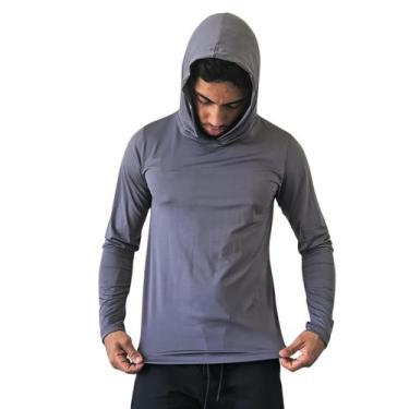 Imagem de Camisa térmica DRY FIT UV 50 Proteção Solar Manga Longa Com Capuz - Tr