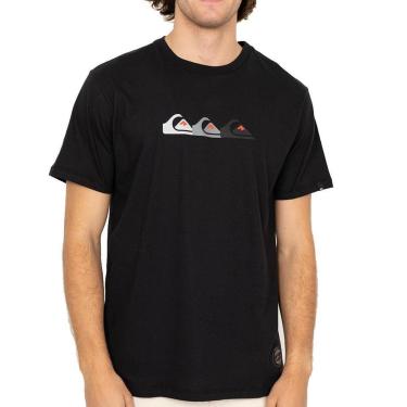 Imagem de Camiseta Quiksilver Emb Three Logo SM26 Masculina-Masculino