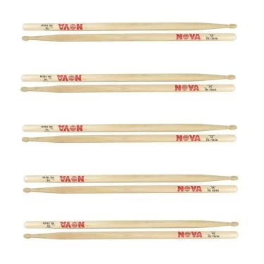 Imagem de Kit 5 Pares Baquetas Nova 5A Mad Vic Firth Cod6092