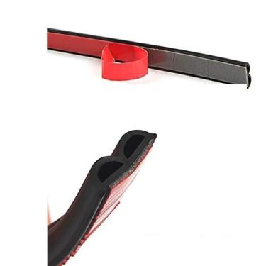 Imagem de LNNDML Vedações automáticas de borracha tira de vedação de porta de carro tipo B isolamento de ruído anti-poeira tiras de vedação à prova de som tira de vedação de porta de carro (16 m)