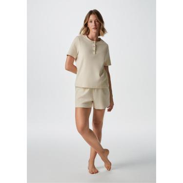 Imagem de Pijama Curto Feminino Em Ribana-Feminino