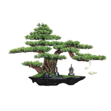 Imagem de Plantas falsas hotel sala de estar ornamentos de mesa simulação árvore bonsai modelagem high-end luxo vegetação falsa decoração paisagismo