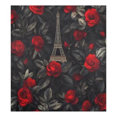 Imagem de Qilmy Capa magnética para máquina de lavar louça, 58 x 66 cm, capa decorativa para geladeira para porta da frente, adesivo magnético, máquina de lavar, painel de geladeira, decalque para utensílios de