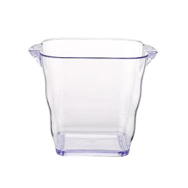 Imagem de x3anggyt5 Balde de gelo Baldes de gelo de acrílico para festas 5L plástico transparente balde de vinho garrafa refrigeradora de bebida champanhe vinho cerveja bebida recipiente de gelo