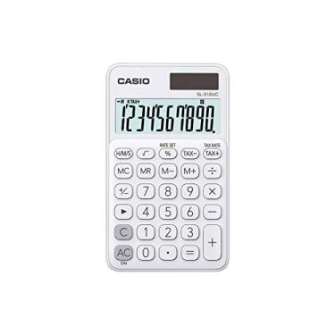 Imagem de CALCULADORA DE BOLSO 10 DIGITOS SL310UC BRANCA CASIO