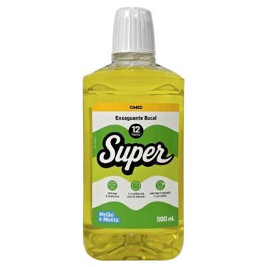 Imagem de Enxaguante Bucal Com Flúor Melão e Menta Super Cimed 500ml
