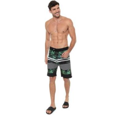 Imagem de Short Longo Masculino Estampado Lupo Beachwear -Masculino