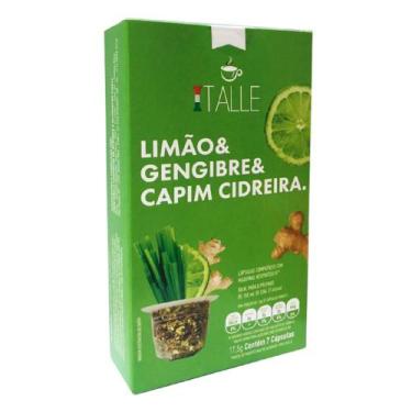 Imagem de Chá de Gengibre, Limão e Capim Cidreira Italle 10 sachês