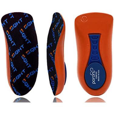 Imagem de SQHT Salões para dor no calcanhar, inserções de calcanhar para esporões de calcanhar, fascite plantar, tendinite de Aquiles, inserção de sapato, proporcionam absorção de impactos e amortecimento,