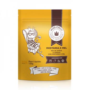 Imagem de Granola Crispy Mostarda e Mel Sem Glúten Sachê Miss Croc 120g