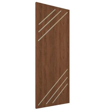 Imagem de Porta De Madeira Frisada U.v 210cm X 70cm - R30k Imbuia