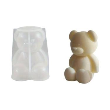 Imagem de Molde De Silicone Em Forma De Urso Para Velas Aromáticas, Fabricação D