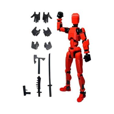 Imagem de Boneco De Ação Robô Transformável Portátil Para Crianças, Brinquedo Em