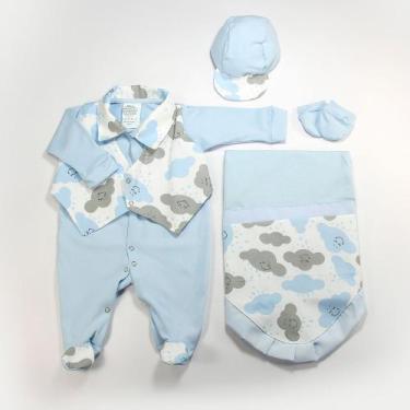 Imagem de kit saída maternidade para menino  roupinha de bebê saída de maternida