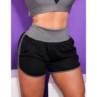 Imagem de Short Feminino Esportivo Running com Bolso - Fitmoda-Feminino