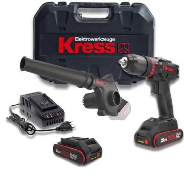 Imagem de Kit Parafusadeira KUC30.1 + Soprador a Bateria KUF30.9 + 2 Baterias 20