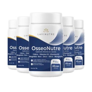 Imagem de OsseoNutre D3 2000UI K2 Cálcio Magnésio Boro Silício-5 MESES - Lavinut