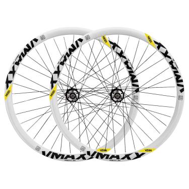 Imagem de Par Roda Aro 26 Vzan Vmaxx Neon Para Freio a Disco Cubo Rosca