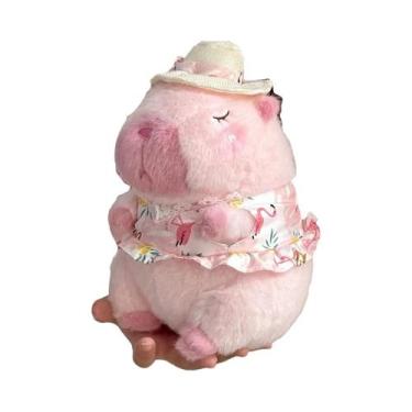 Imagem de Brinquedo De Pelúcia Capivara De 21cm, Boneco De Simulação Fofo, Estil