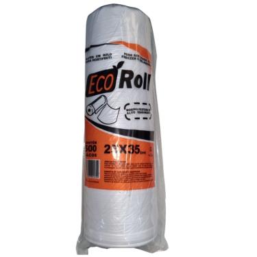 Imagem de Bobina Saco Plastico Picotada 25x35 Alto Rendimento 8 Bobina