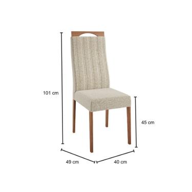 Imagem de Conjunto 2 Cadeiras Estofada Grecia Madetal