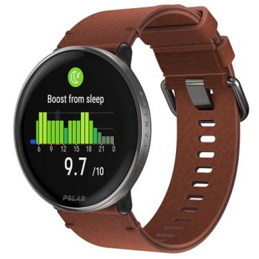 Imagem de Polar Ignite 3 Titanium Marrom - Relógio de Condicionamento e bem-estar com GPS, Análise do Sono, Tela AMOLED, Monitor de Atividade 24h, FC, Exercícios Personalizados, Orientação por voz em tempo real