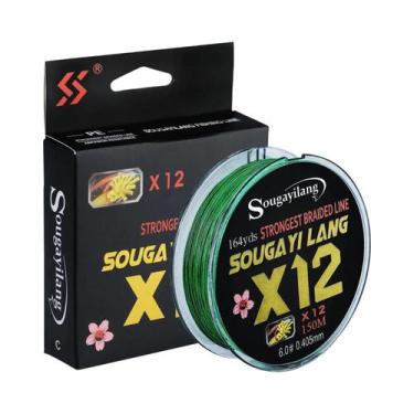 Imagem de Linha De Pesca Trançada PE De 12 Fios, Resistente À Abrasão, Para Água