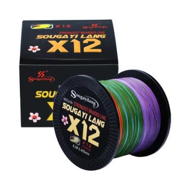 Imagem de Linha De Pesca Trançada PE De 12 Fios, Resistente À Abrasão, Para Água
