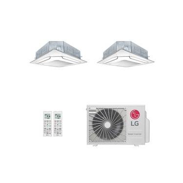 Imagem de Ar-Condicionado Multi Split Inverter LG 18.000 (2x Evap Cassete 4 Vias 12.000) Quente/Frio 220V