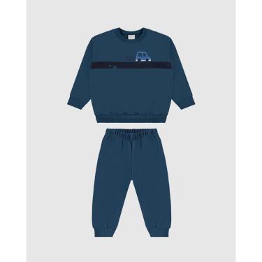 Imagem de Conjunto Moletom Flanelado Menino Malwee Kids Ref. 126171-Masculino