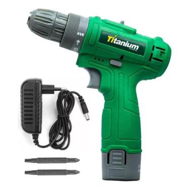 Imagem de Parafusadeira A Bateria 12V Verde (Sem Maleta) 06208 Titanium - Meu Co