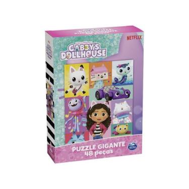 Imagem de Quebra-cabeça - 48 Peças Gigante - Gabbys Dollhouse - 4373 - Grow