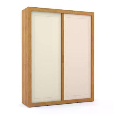 Imagem de Guarda Roupa Infantil Tutto New 2 Portas de Correr 4 Gavetas MDF Freijó-Off White Matic Móveis