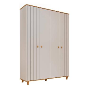 Imagem de Guarda Roupa Infantil Cupcake 4 Portas - Permóbili Baby