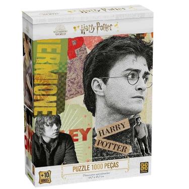 Imagem de Quebra-Cabeça - 1000 Peças - Harry Potter - Grow